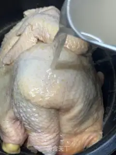 Make Five fingers of peach chicken step 6
