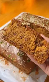 Make Red date cake step 15