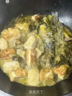 Make Sour bean curded yellowfish step 12