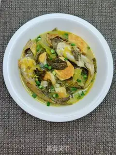 Make Sour bean curded yellowfish step 13