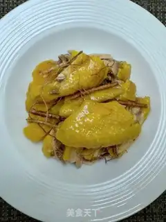 Make Five fingers of peach chicken step 10