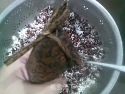 Make Red beans, three colours step 5