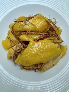 Make Five fingers of peach chicken step 11