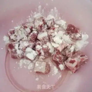 Make A deer mushroom evaporated ribs step 1