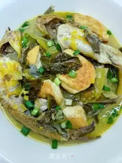 Make Sour bean curded yellowfish step 14