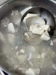 Make A tofu soup in a meat truck step 7