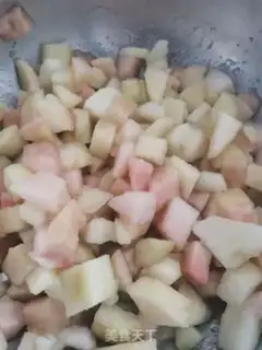 Make Peach jam step 1