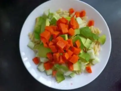 Make Rainbow salad step 3