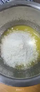 Make Milk coconut soufflé step 1