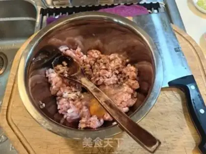 Make Steam bean curry crumb step 1