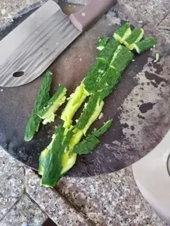 Make Cold cucumber step 1