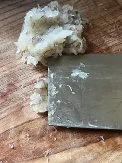 Make Shrimp balls, fresh shrimp noodles step 1