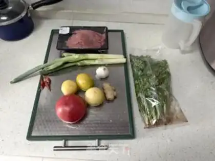 Make Brahma sour beef step 0