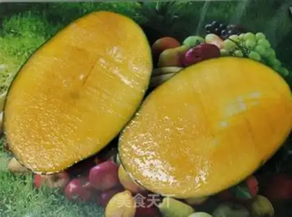 Make Mango flowers step 1