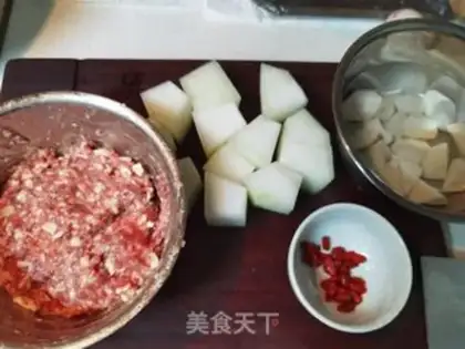 Make Powdering melons step 5