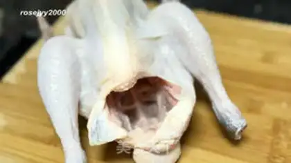 Make A chicken with a fragrance step 0