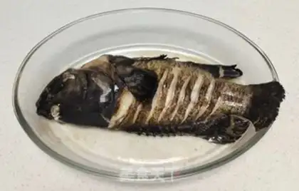 Make Steamed plaster fish step 1