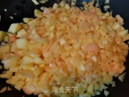 Make Peach jam step 1