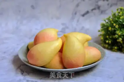 Make Corn-faced mango buns step 7