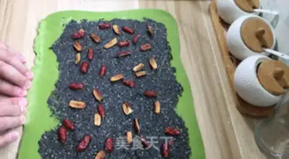 Make ♪ Black tea and sesame dates ♪ step 13