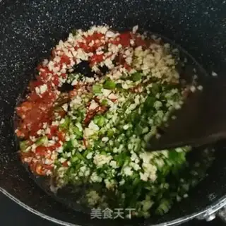 Make violet sauce step 2