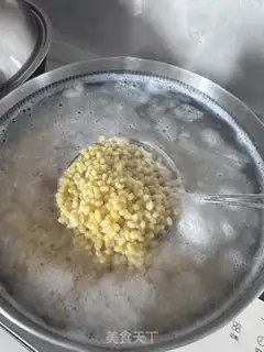 Make Green bean ice cream step 1