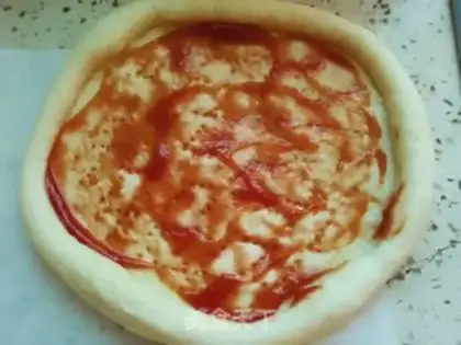 Make Chicken pizza step 2