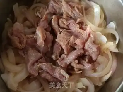 Make Onion fried meat step 6