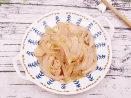 Make Onion fried meat step 9
