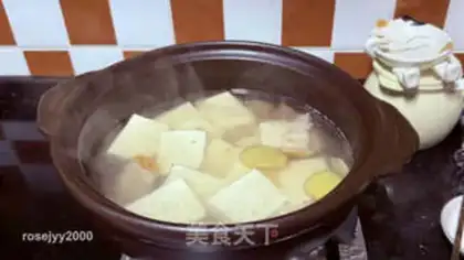 Make Puffy tofu bubble step 2