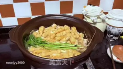 Make Puffy tofu bubble step 3