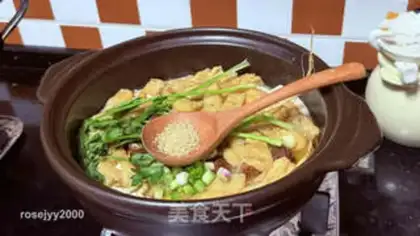 Make Puffy tofu bubble step 6