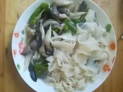 Make Mushroom noodles step 5