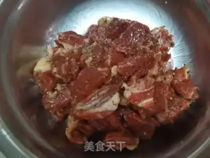 Make Apricot beef step 2