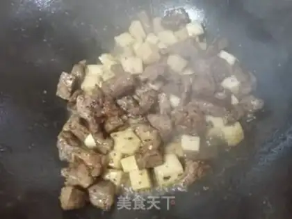 Make Apricot beef step 7