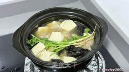 Make Tofu tofu bubble step 2