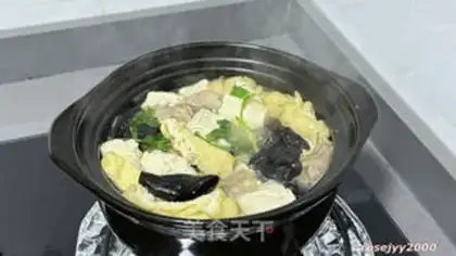Make Tofu tofu bubble step 5