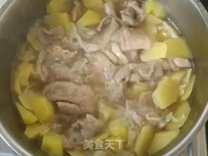 Make Japanese potato stew step 9