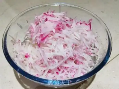 Make Fried radish step 1