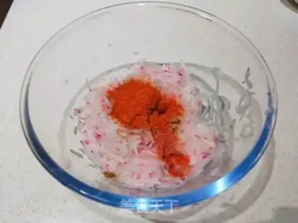 Make Fried radish step 4