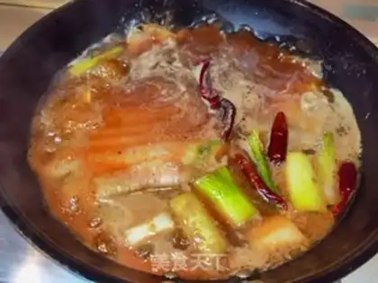 Make Home stewed pedalfish step 8