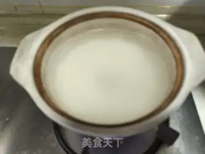 Make Ginger rice congee step 4