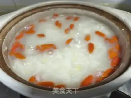 Make Ginger rice congee step 9