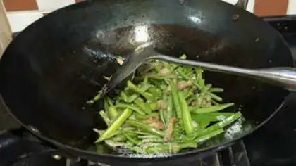 Make Salt pepper, four season beans step 8