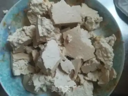 Make Tofu with mushroom chicken legs step 5