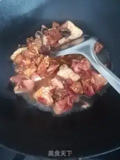 Make Tofu with mushroom chicken legs step 8