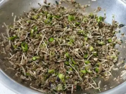 Make A bean-fruit bag step 10