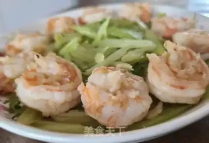 Make Celery and shrimp step 7