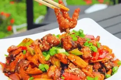 Make Spicy chicken step 11