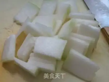 Make The squid cooks the melon step 7